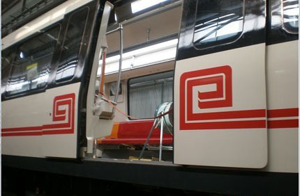 郑州地铁1号线列车图片